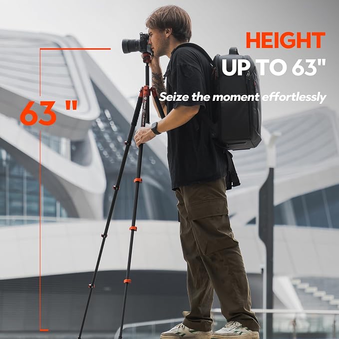 Fotopro X-Airfly 63 Inch Lightweight Travel Camera Tripod