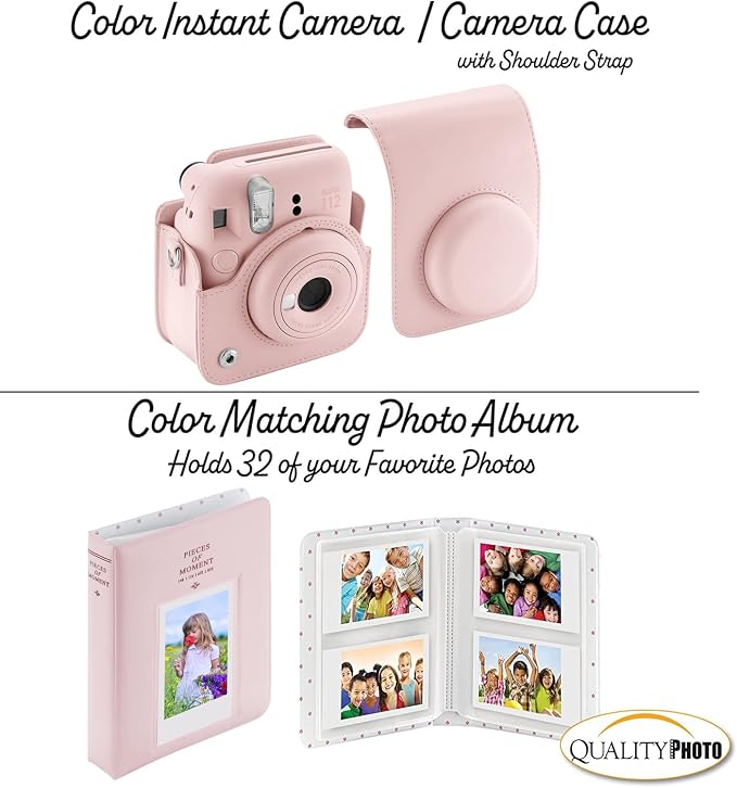 Fujifilm Instax Mini 12 Instant Camera + 60 Photo Prints + Quality Photo Value