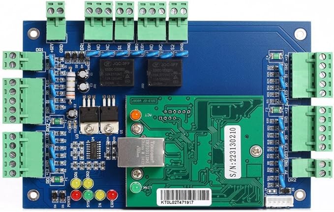 2 Door Access Control Board System 110-240V Power Supply Box North American