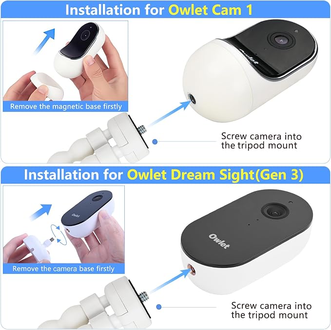 Flexible Tripod Baby Monitor Mount
