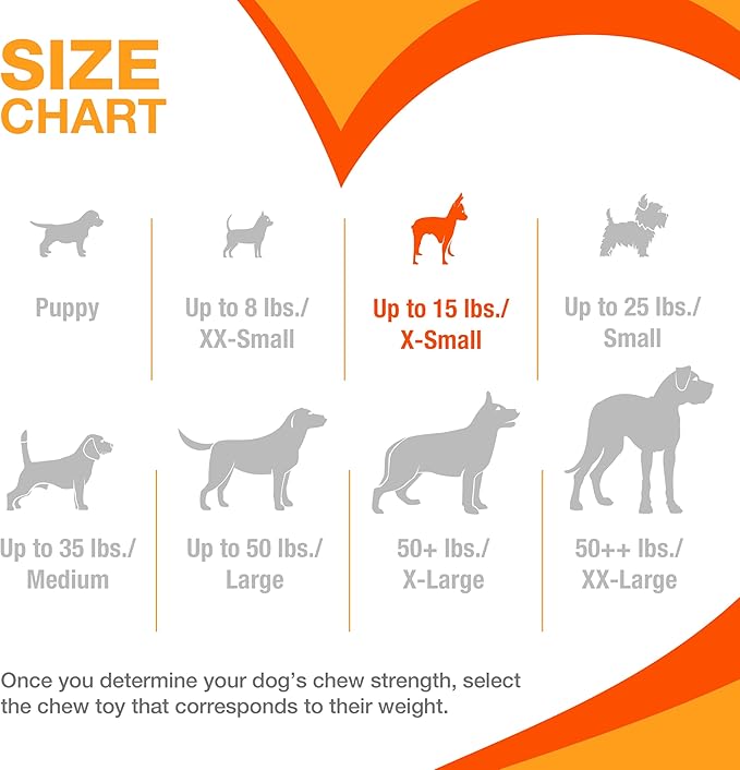 Nylabone Original Bone Flexi Chew Toy for Dogs, Dog Toys for Moderate Chewers, Value Pack, Long Lasting Bacon, Peanut Butter, & Beef Flavor, X-Small Dogs - Up to 15 lbs, 3 Pack