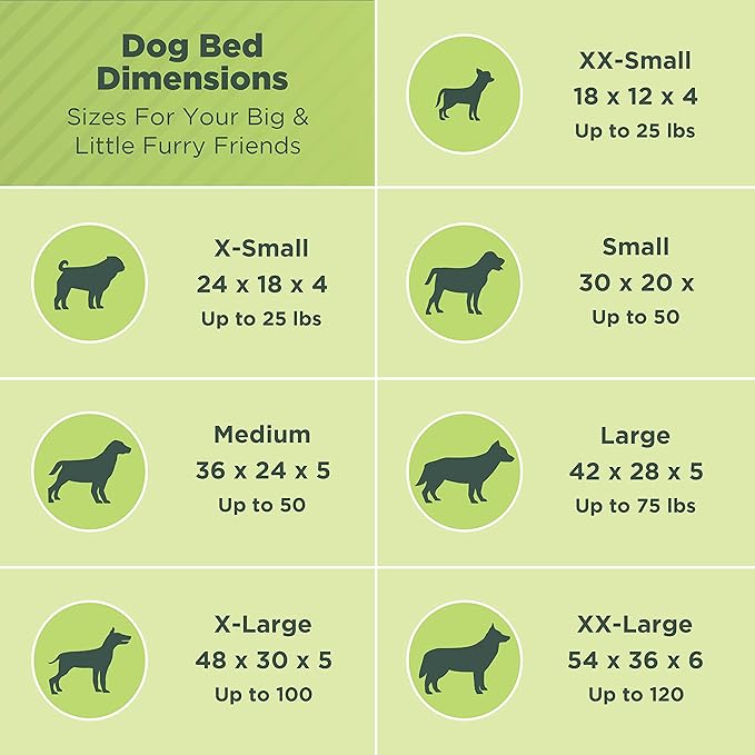 Small - 30 x 20 x 4 - Shadow Gray Premium Organic Hemp Dog Bed - Organic Latex Fill - Removeable Cover