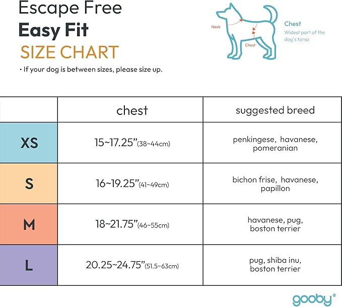 Gooby Escape Free Easy Fit Harness - Hot Pink, Large - No Pull Step-in Patented Small Dog Harness with Quick Release Buckle - Perfect On The Go No Pull Harness for Small Dogs or Medium Dog Harness