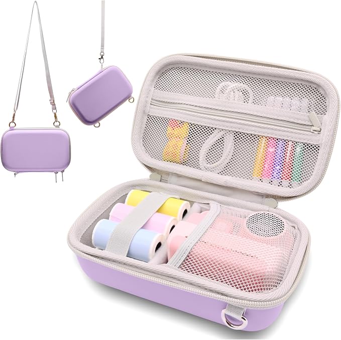 Instant Print Film Camera Case for Kid Cameras & Digital Video Camera, Hard