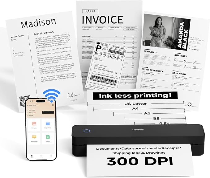 HPRT MT610 Portable Printer Wireless