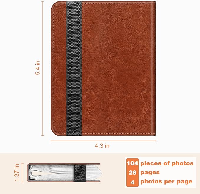 Fintie Instax Mini Photo Album for 2x3-Inch Film