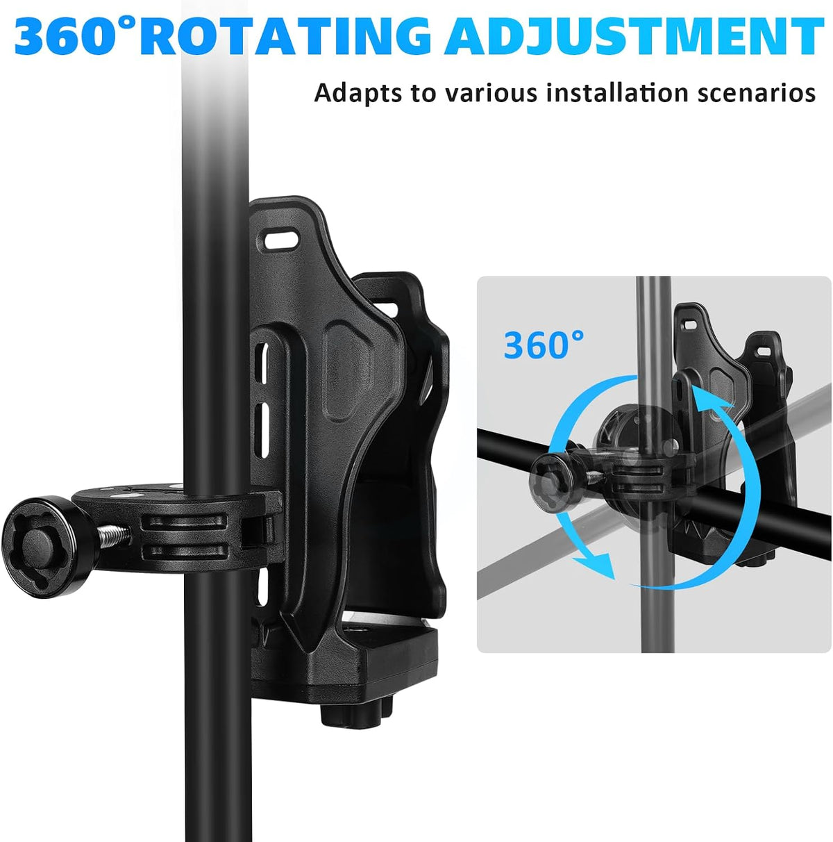 Upgraded Motorcycle ATV Cup Holder Anti Theft Bike Water Bottle Holder