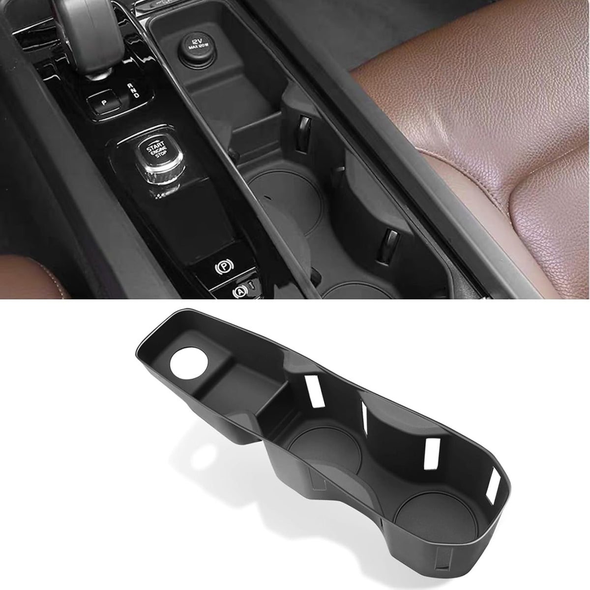 Cup Holder for 2019-2025 Volvo XC60 XC90 S60 S90 Accessories