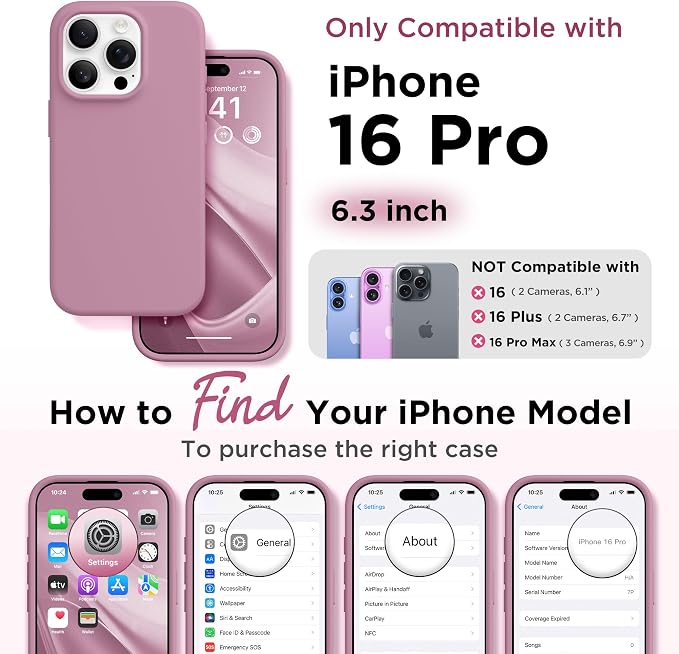 GolbinBox Magnetic for iPhone 16 Pro Case, Compatible