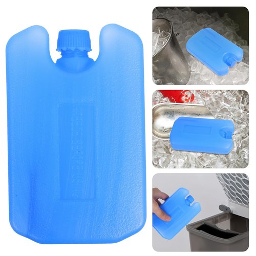BESPORTBLE Ice Packs for Coolers: 4Pcs Reusable Ice Packs - Blocks for Cans, Lunch Boxes, Coolers, Camping, Picnics, Beach, Fishing (3 * 0.78 * 4.68in)