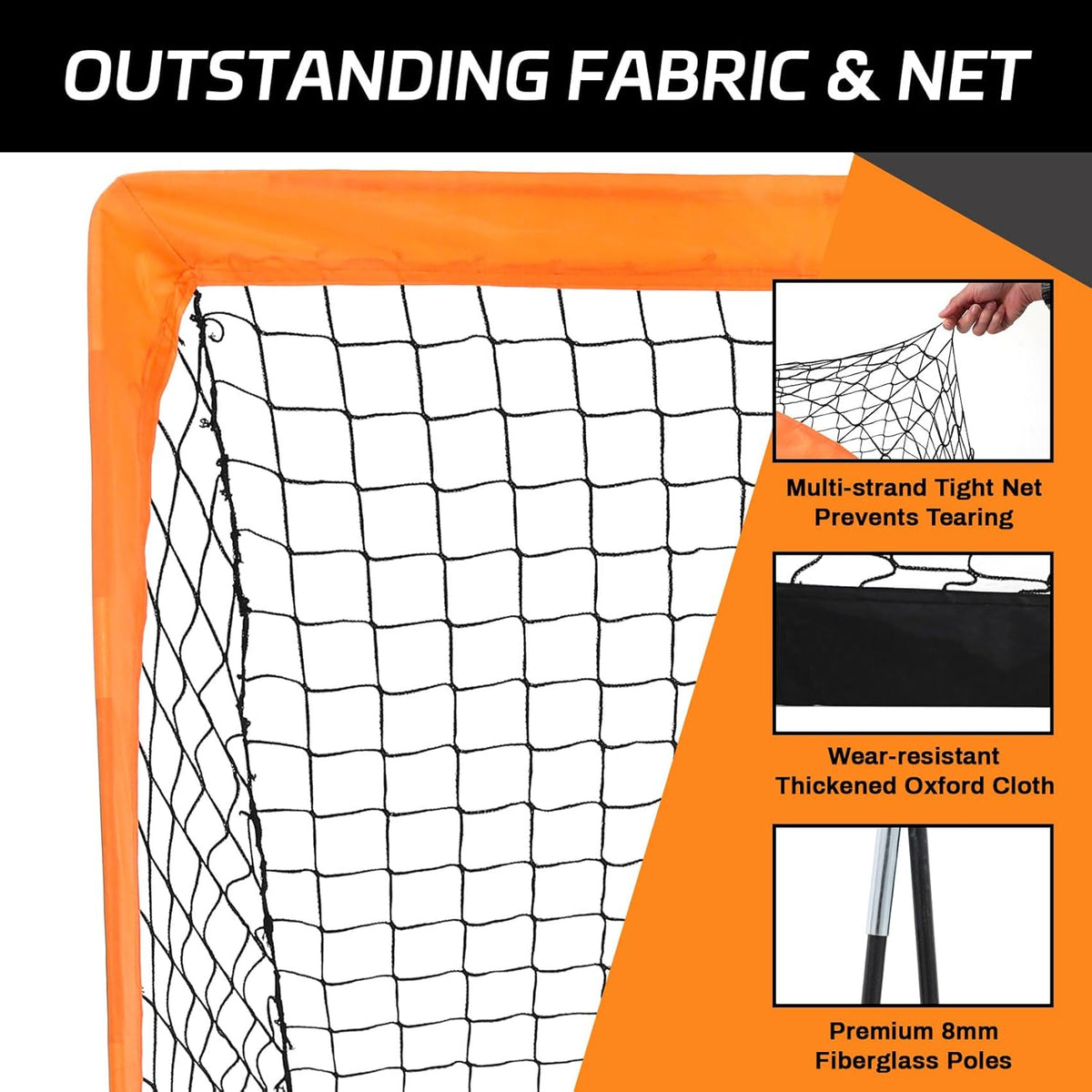 Skiennix 2-Pack Soccer Goals - Pop Up Folding Mini Goals for Indoor/Outdoor Practice | 4’ x 3’ with Carry Bag