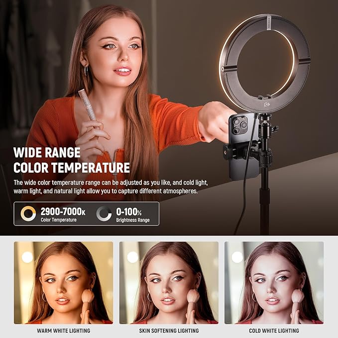 NEEWER 8" 18W High Power Desk Ring Light