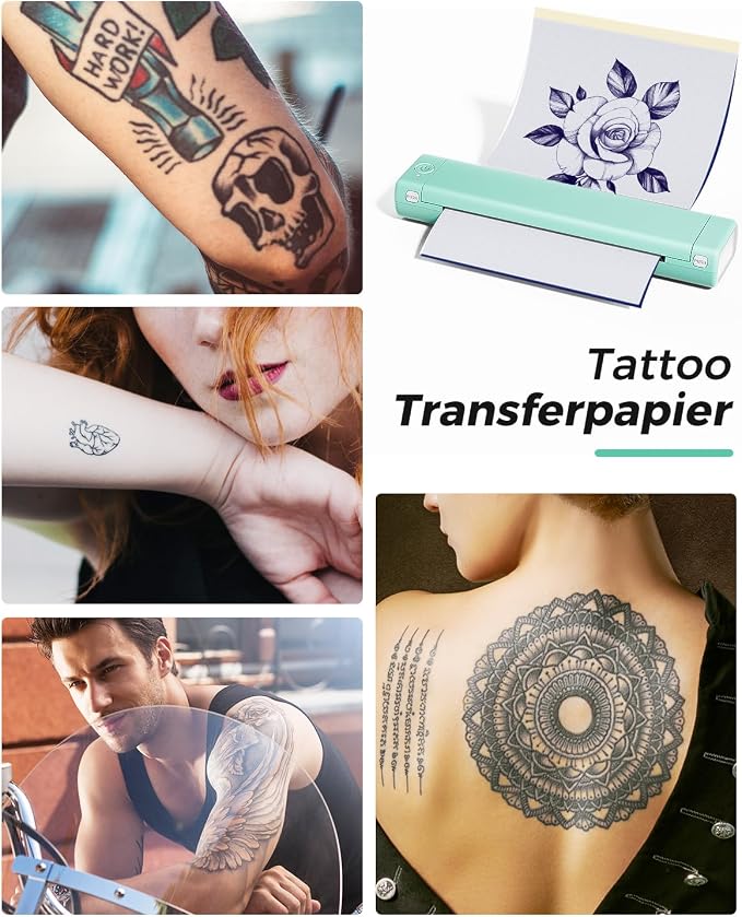 Phomemo Tattoo Stencil Printer, M08F Wireless Thermal Tattoo Printer