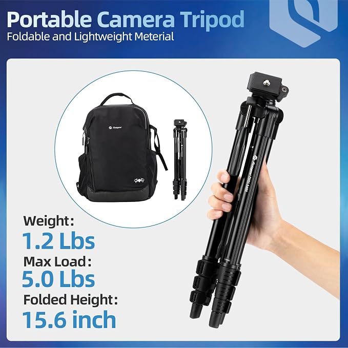 Fotopro 120cm Ultralight Compact Travel Tripod