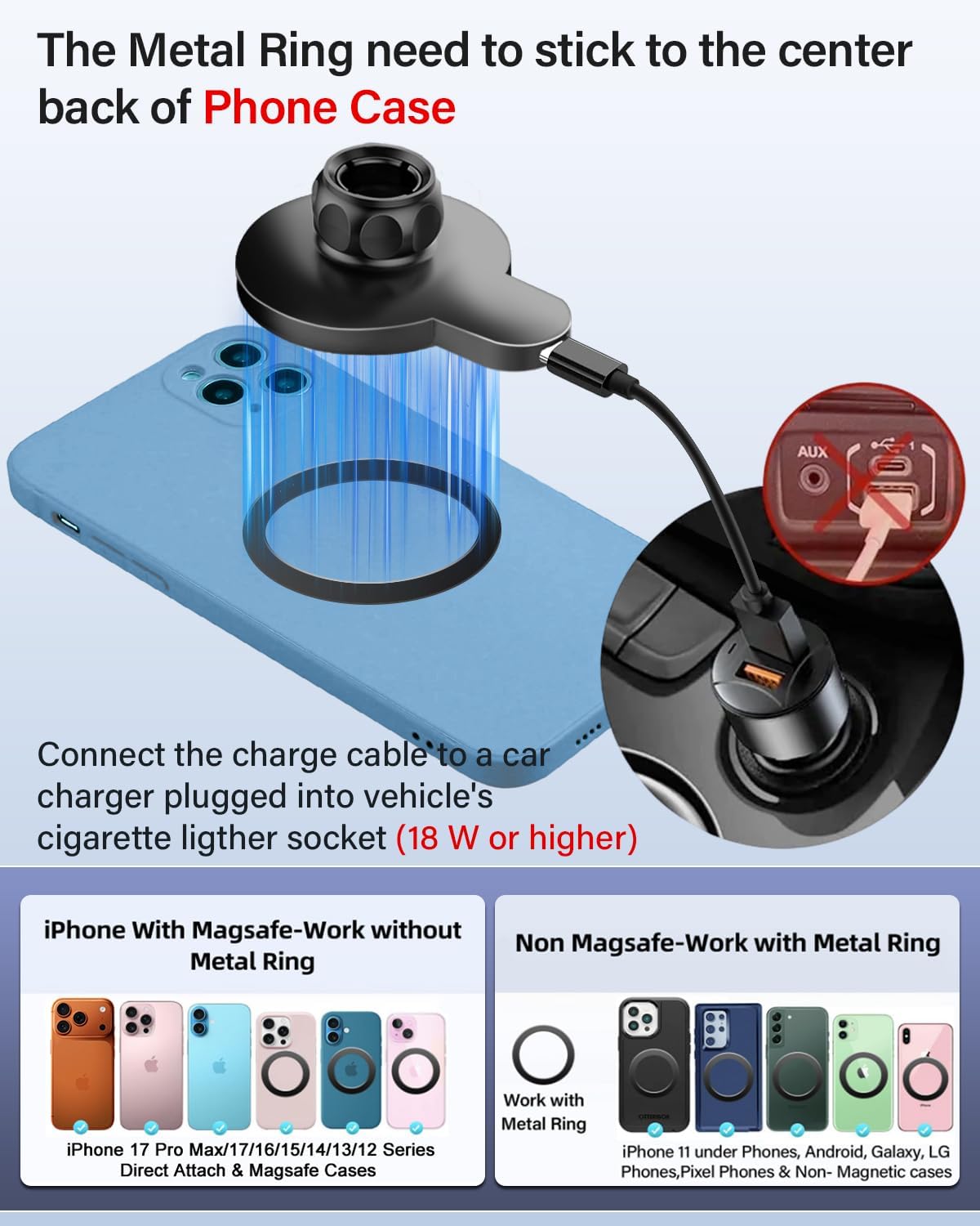 PZK Car Phone Mount for 2019-2026 Toyota Corolla/Corolla Cross 2022-2026