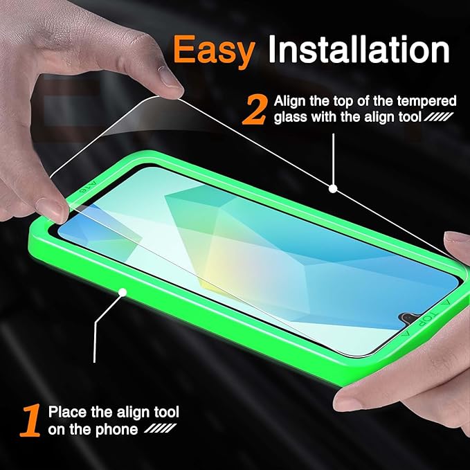 Wiaocit 3 Pack Tempered Glass Screen Protector