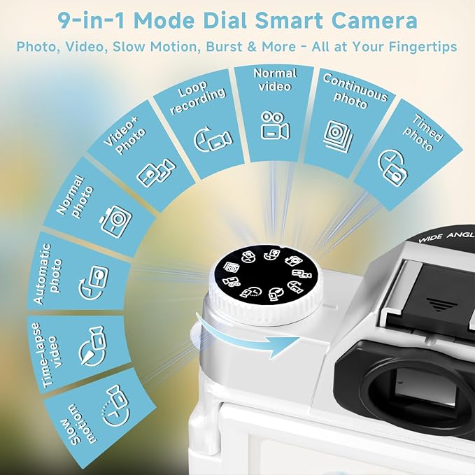 6K Digital Camera for Photography Autofocus, 2026 Upgraded WiFi Vlogging Camera