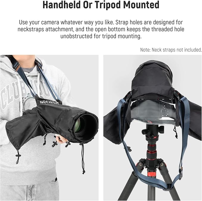 NEEWER Camera Rain Cover, Small Size Durable Nylon Raincoat Compatible