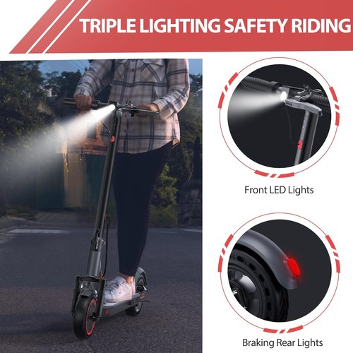 Maxshot Electric Scooter - High-Speed Folding E-Scooter with Dual Suspension & Long Range | 8.5" to 14" Tires