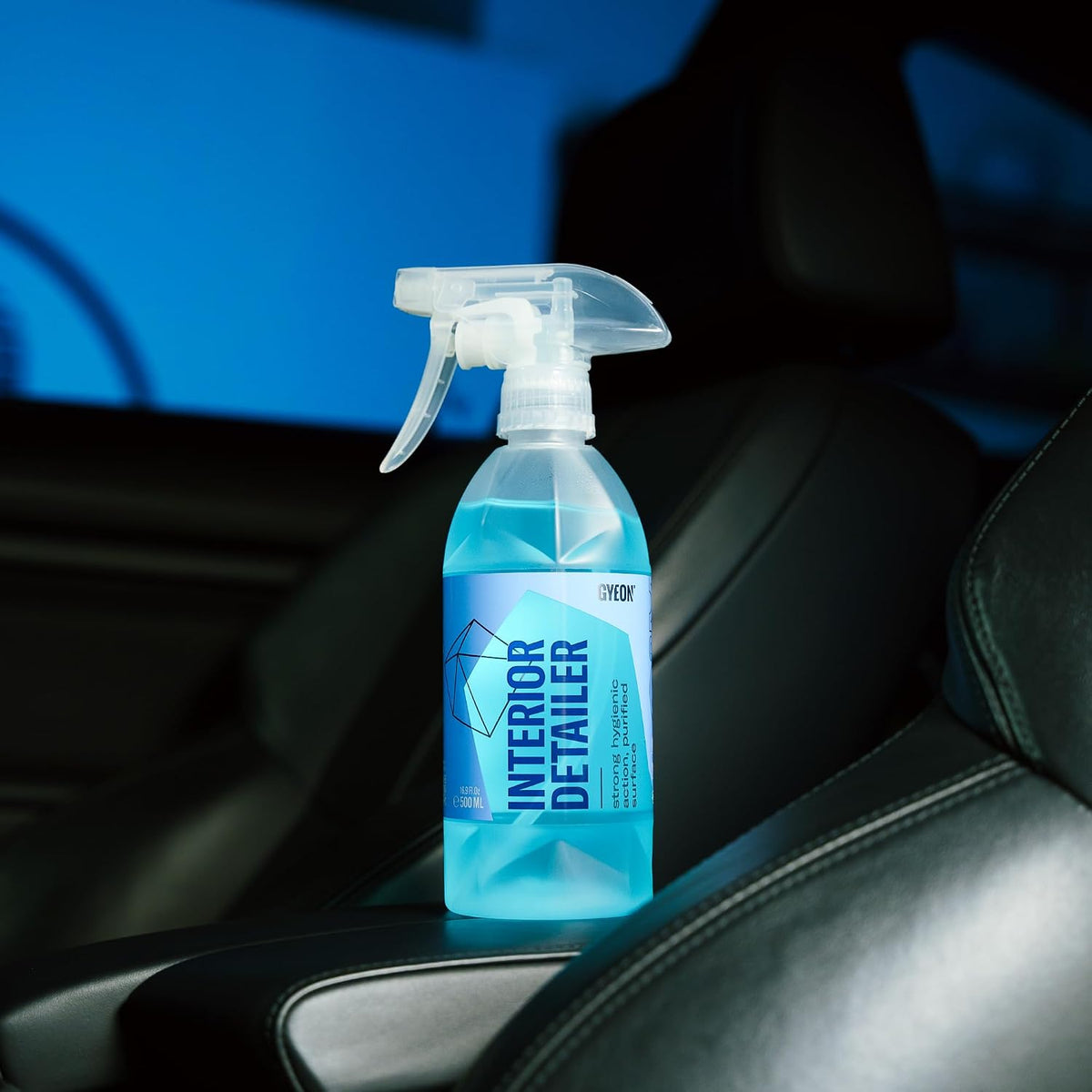 Gyeon Interior Detailer All‑Surface Car Interior Cleaner Safe on Leather Plastic Textiles Vinyl Dashboard Screen Trim Purify Matte Finish No Shine Residue