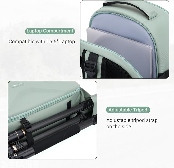 MOSISO Camera Backpack, DSLR/SLR/Mirrorless Photography Backpack, Camera Bag