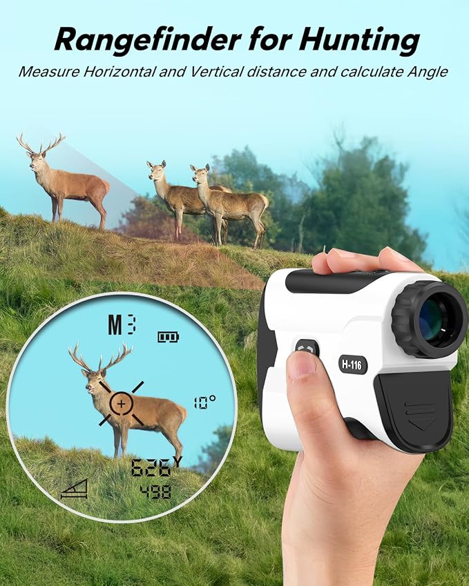 WOSPORTS Golf Rangefinder with Slope