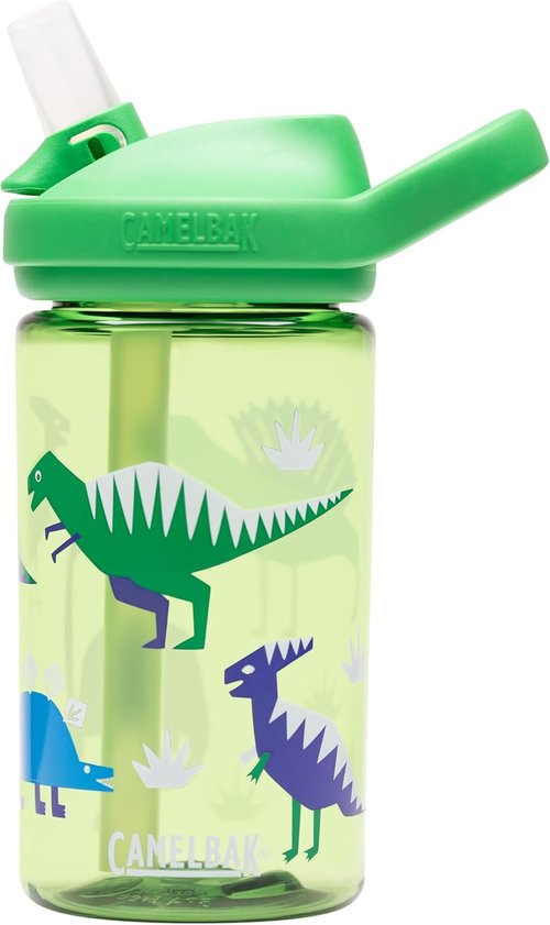 CamelBak Eddy+ Kids Water Bottle - Tritan Renew Design with Bite Valve Straw | Durable & Eco-Friendly