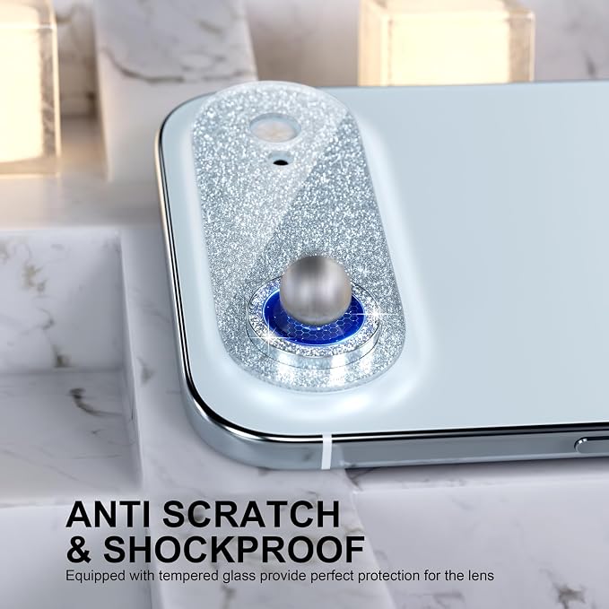 Choiche Compatible for iPhone 17 Air Camera Lens Protector, Bling Camera Cover