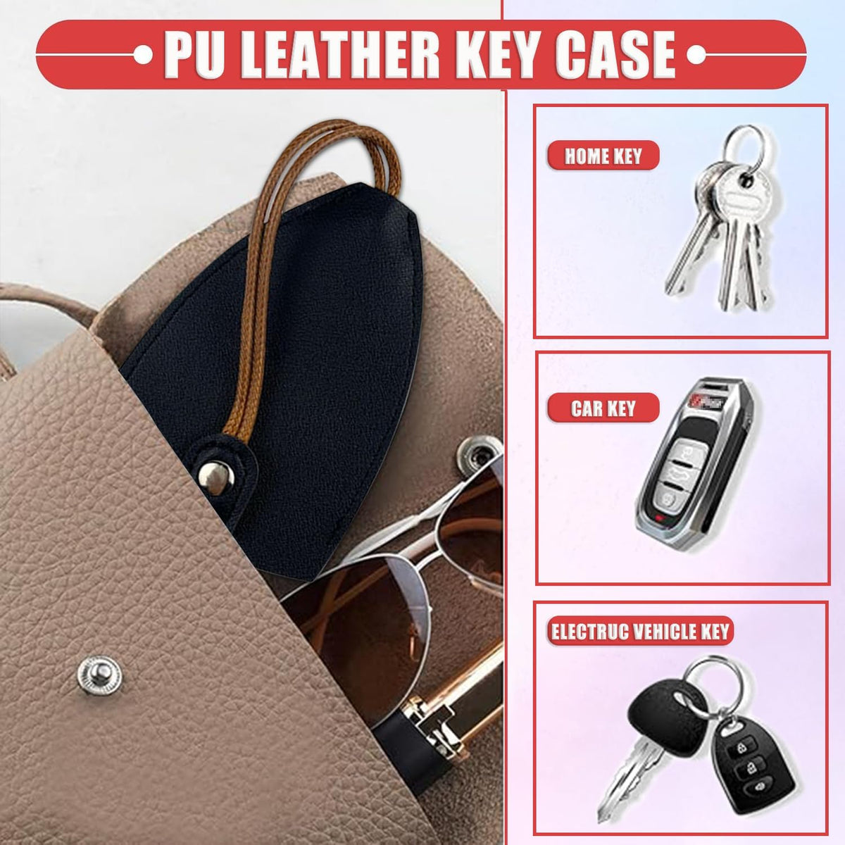 Car Document Holder with Magnetic Shut, Car Registration & Insurance Card Holder, Waterproof PU Leather Glove Box Organizer Vehicle Accessories Driver License for Women/Men, Hummingbird Pattern