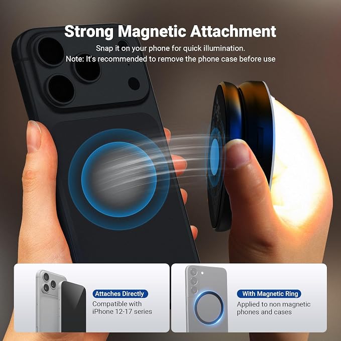 NEEWER Basics Magnetic Selfie Light Compatible