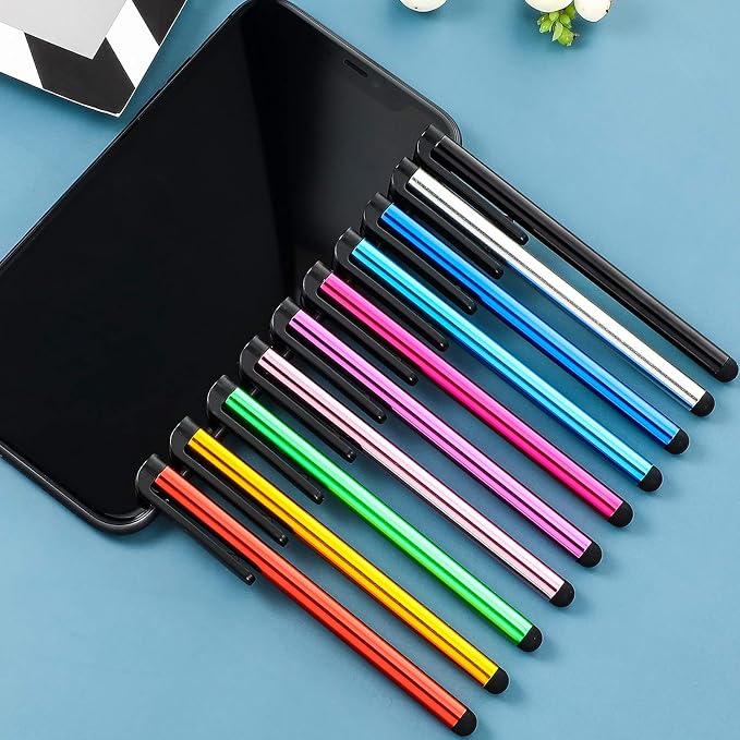 Outus 30 Pieces Stylus Pens for Touchscreen Capacitive Slim Stylus Pens for