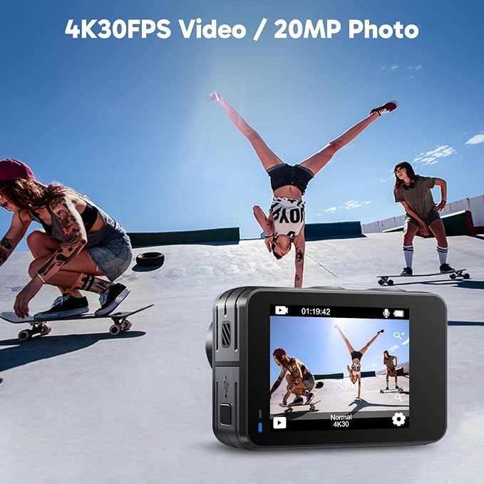AKASO Brave 7 LE 4K30FPS 20MP WiFi Action Camera