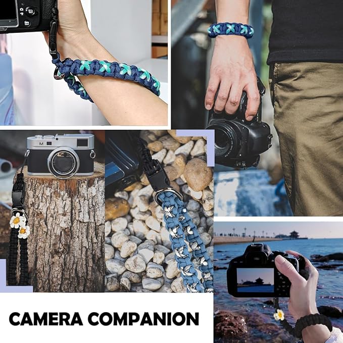 VICHUNHO Camera Wrist Strap, Secure & Adjustable DSLR Camera Hand Strap