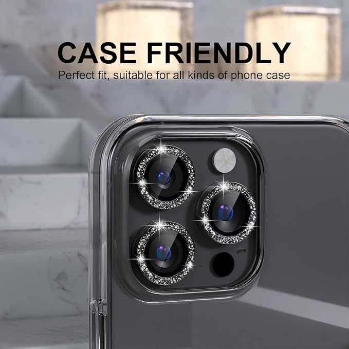 Choiche Compatible for iPhone 16 Pro/iPhone 16 Pro Max Camera Lens Protector