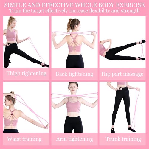 Figure 8 Fitness Resistance Band - Versatile Elastic Bands for Leg, Glute & Arm Training | Home Gym Equipment