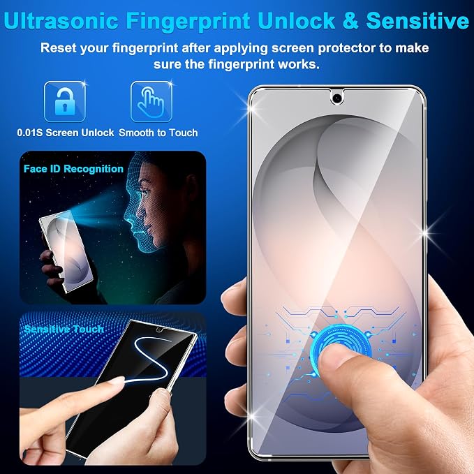 firtstnow 3 Pack for Samsung Galaxy S26 Ultra Screen Protector Tempered Glass +