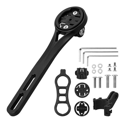 corki Cycles Out Front Handlebar Mounted Cycle Computer Bike Mount Compatible with Garmin Wahoo Bryton Cateye