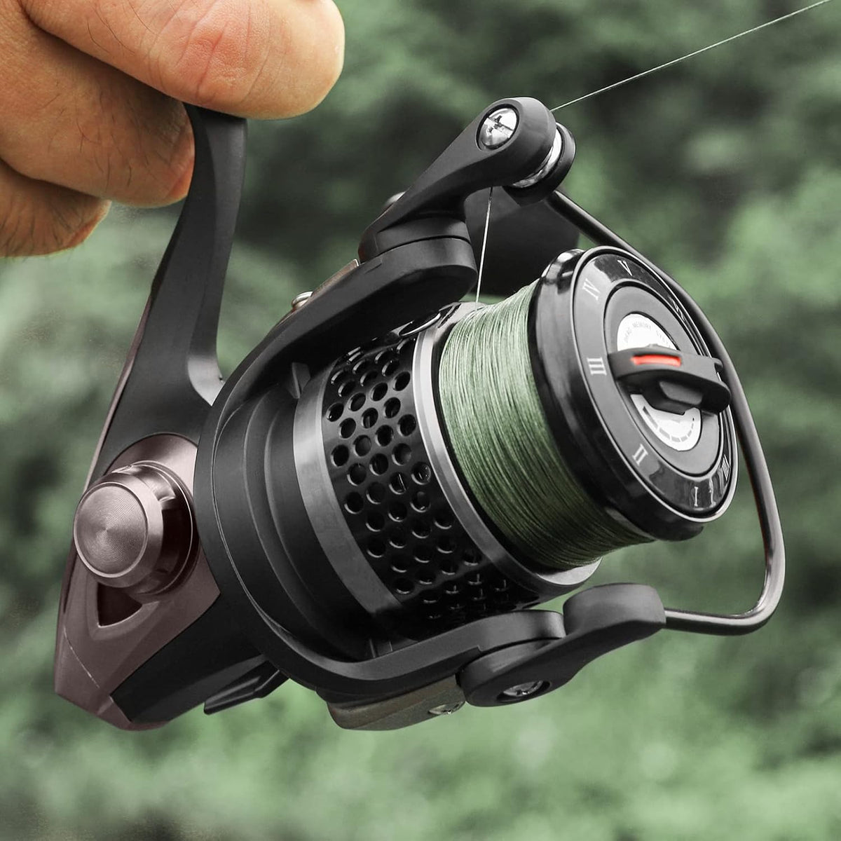 TRUSCEND Spinning Fishing Reel - Ultra-Light Aviation Metal Body for High Speed & Stability | Durable Saltwater & Freshwater Gear