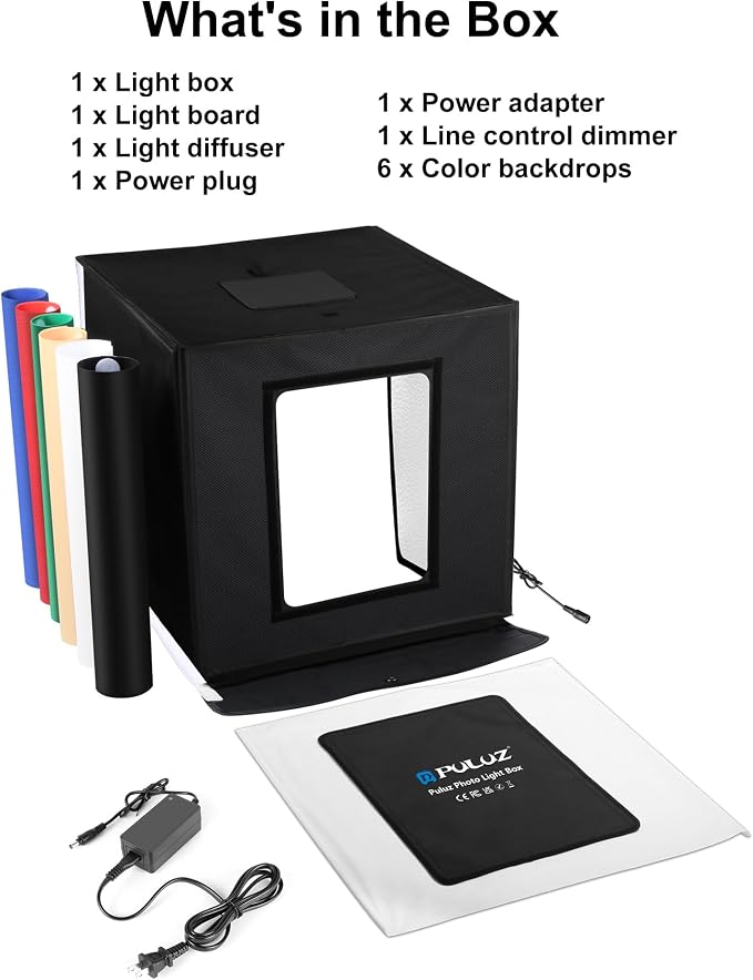 PULUZ Portable Light Box, Upgraded Lightbox