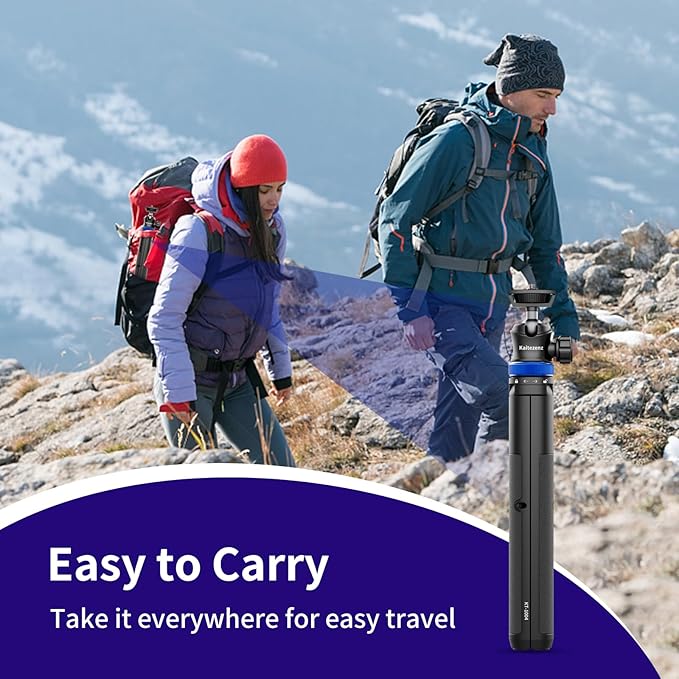 Kaitezenz Selfie Stick Tripod for Gopro Camera, Portable Lightweight Camera