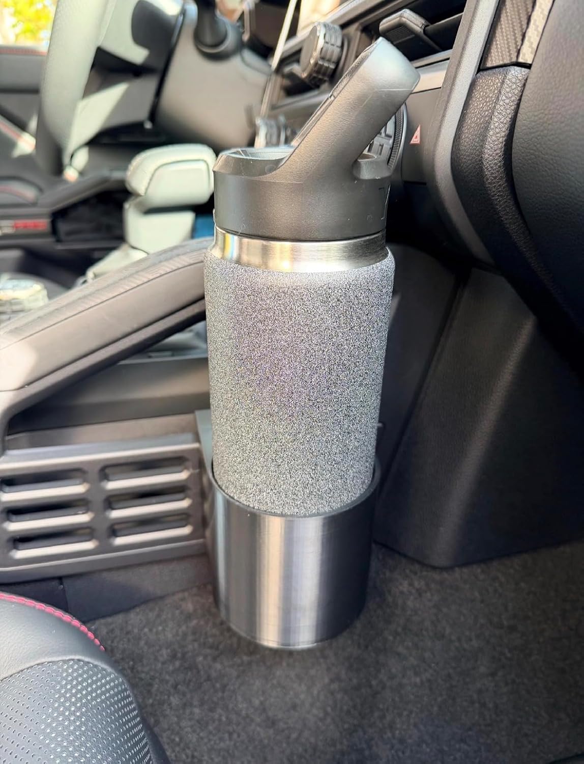 Cupholder Compatible for Toyota 4Runner Tacoma Gen 6 2025+ (Many Sizes) - fits Many Tumbler and Bottles - 3D Printed (Large - 88mm)
