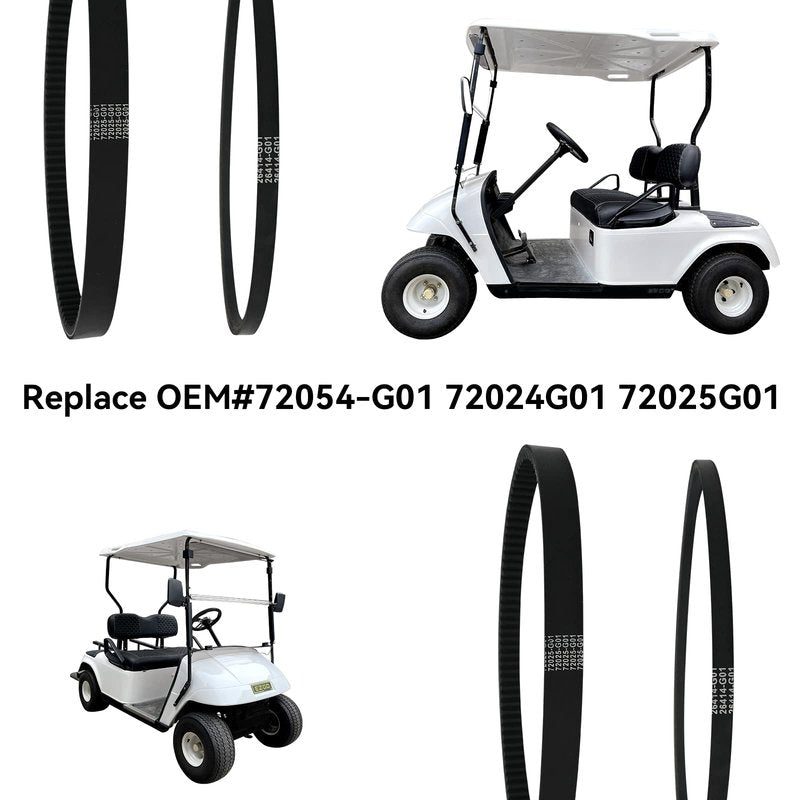 XUANYUDG0769 EZGO TXT Gas Drive Belt Starter Generator Belts for Golf Cart EZGO 4 Cycle Gas TXT Cushman Express Marathon Medalist ST Vehicles Terrain 1994-2013, Replacement OEM # 72054G01, 26414G01