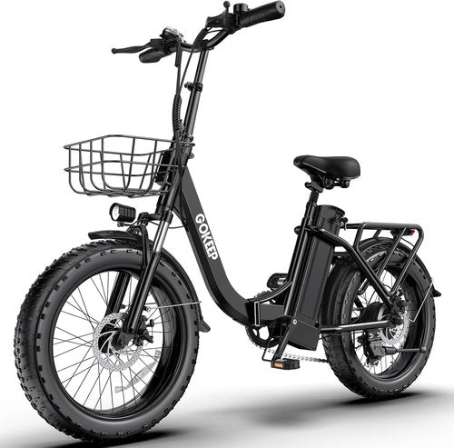 **Skiennix Electric Bike - 20" Fat Tire Folding EBike with 1300W Motor, 52V Battery & 35-Mile Range**