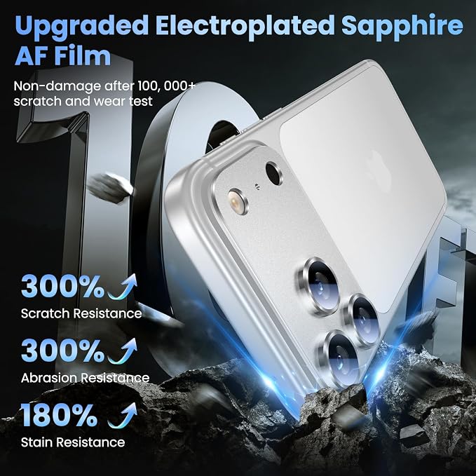 Uyiton Compatible with iPhone 17 Pro Camera Lens Protector