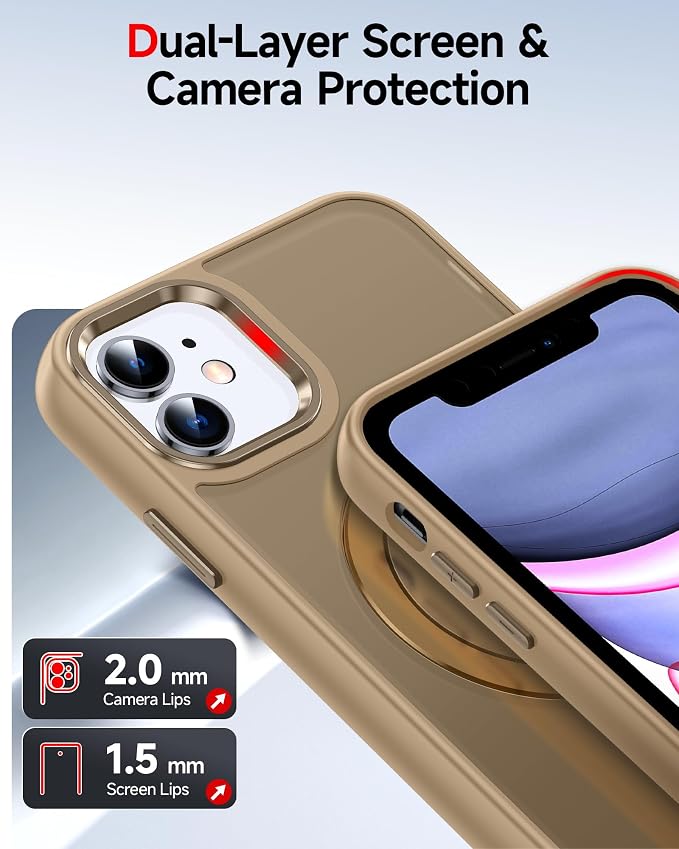 LeYi for iPhone-11 Case Gold,