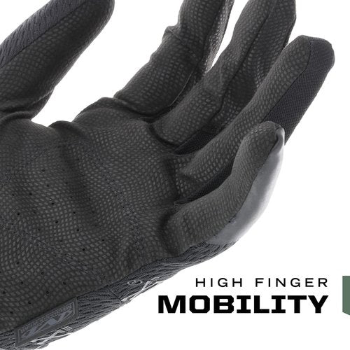 Mechanix Wear Tactical Gloves - High-Dexterity 0.5mm Work Gloves for Airsoft & Utility Use | Black, Medium
