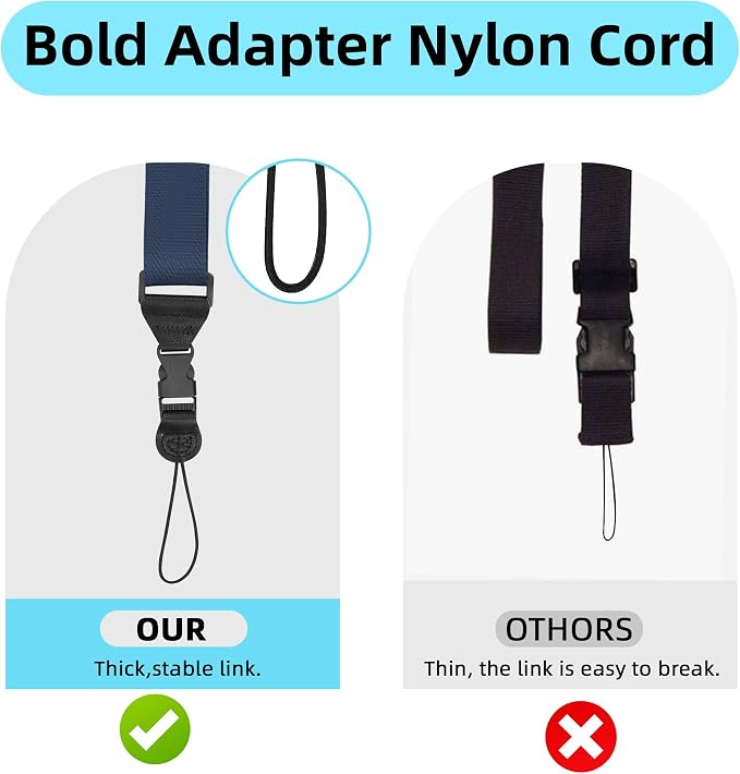 Adjustable Shoulder Strap:Comfortable iPad Strap Nylon Neck Lanyard