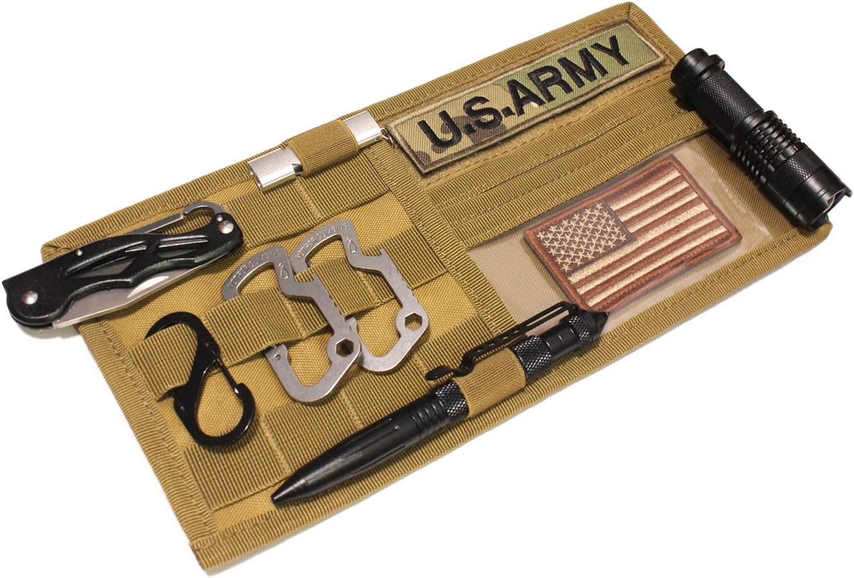 WYNEX Car Visor Organizer 2-Sided MOLLE Panel, for Car Trucks Pickup Vans