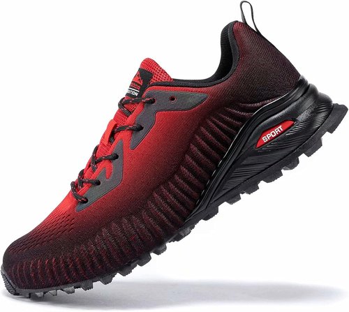 Kricely Men's Trail Running Shoes - Versatile Hiking & Walking Sneakers | Casual Outdoor Footwear