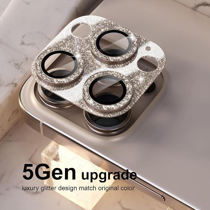 Choiche Compatible for iPhone 16 Pro/iPhone 16 Pro Max Camera Lens Protector